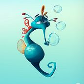 My project in Digital Painting for Characters: Color and Light course. Digital Illustration, and Traditional illustration project by Juan Carlos NG - 05.04.2020