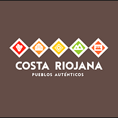 Marca Turística COSTA RIOJANA Pueblos Auténticos.  . Br, ing & Identit project by rubenmorenohemmes - 05.04.2020