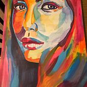 Acrilicos sobre fibrofacil. Un proyecto de Pintura acrílica de Ana Mostafa - 05.11.2018
