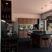 Cocina Especial. Architecture, Interior Architecture, Decoration & Interior Design project by Clara Estefanía López Salazar - 05.05.2020