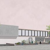 Ingreso al CETRES. Un proyecto de Arquitectura de Daniela Navia - 05.05.2019