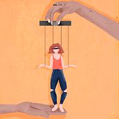 Marioneta . % Nuria Berruezo Sanchez tarafından hazırlanan Dijital Çizim, Dijital İllüstras, on, Dijital Bo, Ve ama projesi - 05.02.2020