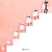 Ovejas-Lobo . % Nuria Berruezo Sanchez tarafından hazırlanan Dijital Çizim, Dijital İllüstras, on, Dijital Bo, Ve ama projesi - 05.04.2020