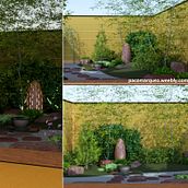 Ideas para un patio con toques orientales. . Un projet de Architecture, Illustration architecturale, Infographie, Pa , et sagisme de Francisco Márquez Rodríguez - 05.05.2020