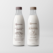 Mi Proyecto del curso: Packaging para leches vegetales. Graphic Design, and Packaging project by echeverria_agust - 01.27.2021