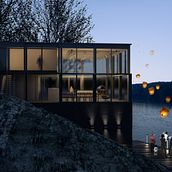 Mi Proyecto del curso: Representación de espacios arquitectónicos con 3D Studio Max. Un projet de Architecture de Santiago Cervera Gomez - 05.05.2020