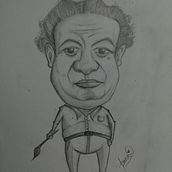 Mi Proyecto del curso: Retrato en caricatura con grafito. Sketching project by Pana Mera - 05.06.2020