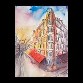 My project in Architectural Sketching with Watercolor and Ink course . % claudiarosenewman tarafından hazırlanan Sulubo, Ve a Resim projesi - 05.06.2020
