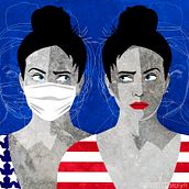 My project in Vector portrait with manual textures course. Een project van Digitale illustratie van Carolyn Gallo - 13.05.2020