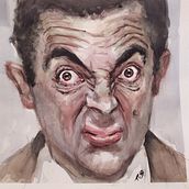 Mr. Bean. Fine Arts project by Antonio Fdez - 05.06.2020