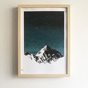 Cartelismo ilustrado: El Espacio Exterior. K2 . % Victoria García tarafından hazırlanan Tasarım, Poster Tasarımı, Ve Serigrafi Baskı projesi - 05.06.2020