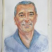 Mi Proyecto del curso: Retrato artístico en acuarela . Lukisan Cat Air proyek oleh juansamg11 - 05.10.2020
