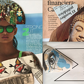 Mercedes Sanchez para : Sastrería de papel: ilustrando con tijeras. Collage project by mercedessanchez_org - 05.06.2020