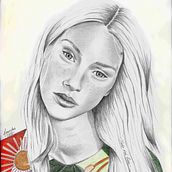Mi Proyecto del curso: Retrato con lápiz, técnicas de color y Photoshop. Portrait Drawing project by Lourdes Alvarez Pajares - 05.07.2020
