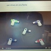 Pen drives en una fiesta . Stop Motion projeto de Luis Sierra - 18.05.2020