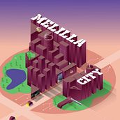 Melilla 2050,  2D Illustration and Animation for Digital Campaigns course. Projekt z dziedziny Animacje 2D, Animacje 3D,  Lettering 3D,  Modelowanie 3D,  Animacja, Projektowanie graficzne i  Motion graphics użytkownika Antonio Hidalgo - 07.05.2020