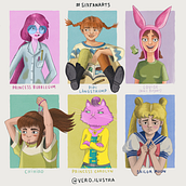 Mi reto #SixFanarts. Digital Illustration project by Verónica Cámara Beviá - 05.07.2020