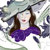 My project in Illustrated Portrait in Watercolor course. Traditional illustration project by Alexandra Mannion - 05.07.2020