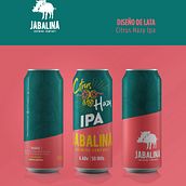 Diseño lata Citrus Hazy IPA - Cerveza Jabalina. Un proyecto de Diseño de logotipos y Diseño gráfico de Gauthier Tracy - 07.05.2020