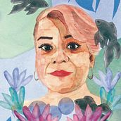 Mi Proyecto del curso: Retrato ilustrado en acuarela. Pencil Drawing, Artistic Drawing, and Watercolor Painting project by zai_ropz - 05.08.2020