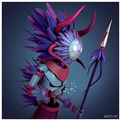 Mi Proyecto del curso: Modelado de personajes en Maya. Projekt z dziedziny 3D użytkownika jpintomontalva - 08.05.2020