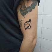 Mi Proyecto del curso: Tatuaje para principiantes. Un projet de Conception de tatouage de Silvia Pérez García - 08.05.2020