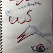 doodles . Desenho projeto de Maggie White - 08.05.2020