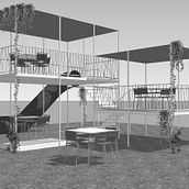 Esbur Bar. L, and scape Architecture project by Joan de Pòrtol - 11.21.2016