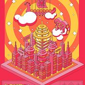 Mi Proyecto de Ilustración vectorial isométrica desde cero. Vector Illustration project by Miquel Caballero Cruells - 05.08.2020