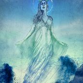 Water Entity. Digital Illustration project by Italo Coslop - 08.03.2020