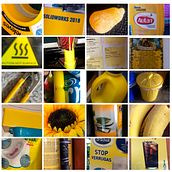 Fotografía Colage amarillo. Colagem projeto de Yolanda Beneyto Ferre - 08.05.2020