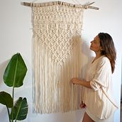Mi Proyecto del curso: Macramé: nudos básicos y complejos . Macramé project by Paloma Comuñas Díaz - 05.08.2020