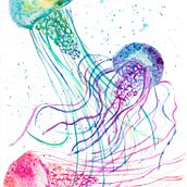 Medusas . Un proyecto de Pintura a la acuarela de Ana Navarro - 22.03.2020