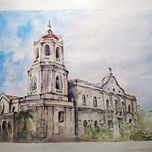 My project in Architectural Sketching with Watercolor and Ink course. Watercolor Painting project by cheryl_leanne24 - 05.09.2020
