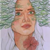 Mi Proyecto del curso: Retrato ilustrado en acuarela. Un projet de Aquarelle de Roseta Burgos Orts - 09.05.2020