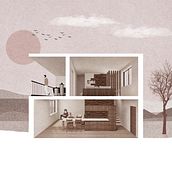 Meu projecto do curso: Representação gráfica de projectos arquitectónicos. 3D, Arquitetura e Ilustração tradicional projeto de Cátia Dias - 09.05.2020