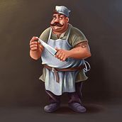 My project in Digital Painting for Characters: Color and Light course. Character Design, Digital Drawing, and Digital Painting project by bozcaibrahim - 05.09.2020