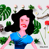 ANTEOJOS. Fine Arts, Collage, Communication, Drawing, Digital Drawing, Character Design, Education, Digital Illustration, Children's Illustration, Watercolor Painting, and Digital Painting project by Sofia Gioja - 03.20.2020