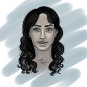 Avatar - Técnicas digitales de retrato ilustrado. Portrait Drawing, and Digital Illustration project by Daniela Vargas - 05.09.2020