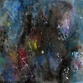 Medusas galácticas. Watercolor Painting project by Estefania Visentin - 09.19.2020
