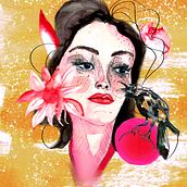 My project in Illustrated Portrait in Watercolor course. Traditional illustration project by tashaspace - 05.10.2020