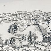 Dibujo inspirado en foto de Kseniya Rain. Pencil Drawing project by Ale Ubieta - 05.10.2020
