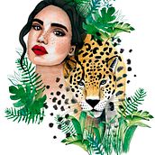 Mi Proyecto del curso: Retrato ilustrado en acuarela. Botanical Illustration, and Watercolor Painting project by Anna Amieva - 05.10.2020