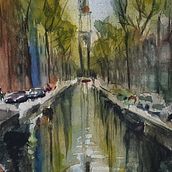 My project in Urban Landscapes in Watercolor course . % yosilubalsky tarafından hazırlanan Mimarlık, Ve Sanatsal Çizim projesi - 05.10.2020