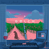 GELCH GRAPES | COVER ALBUM . 2D Animation, Traditional illustration, and Digital Illustration project by Danielo Campbells - 05.10.2020