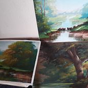 Ensinar Técnicas de Pintura em Tela . Projekt z dziedziny Malarstwo olejowe użytkownika Patrícia Silva - 11.05.2020