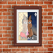 Fanart de BoJack Horseman. Digital Drawing, Traditional illustration, and Digital Illustration project by Mauricio Vázquez - 11.29.2019