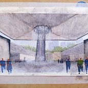 Mi proyecto de paisajes urbanos en acuarela . Un proyecto de Pintura a la acuarela de Lore Rufino - 16.05.2020