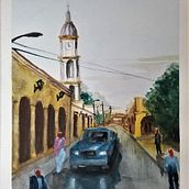 Mi Proyecto del curso: Paisajes urbanos en acuarela. Un projet de Communication de Luis Sánchez Mártir - 21.05.2020