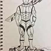 Mi Proyecto del curso: Ilustración para cómics: anatomía de un superhéroe. Een project van  Tekening van raulvega1988 - 11.05.2020